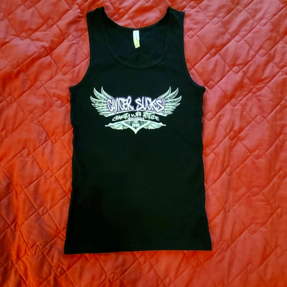Cancer Sucks tank top size XL